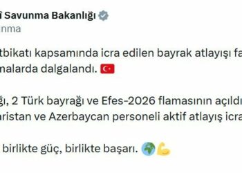 2026 Tatbikatı'nda 53 bayrak gökyüzünde dalgalandı