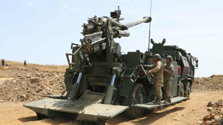 2026 Tatbikatı kapsamında Panter obüsü ile fiili müşterek atışı gerçekleştirildi