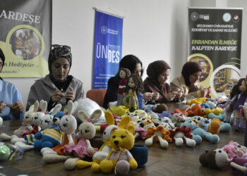 Üniversitelilerin ördüğü amigurumi bebekler, kanser hastası çocuklara hediye edilecek