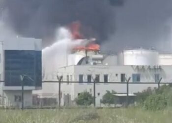 Mersin'de biyodizel üretim tesisinde yangın