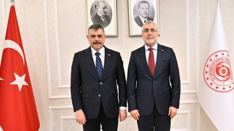 Bakan Çiftçi, Bakan Işıkhan'ı ziyaret etti