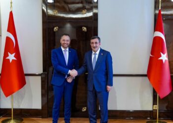 Cumhurbaşkanı Yardımcısı Yılmaz, Belçika Başbakan Yardımcısı Prevot ile görüştü