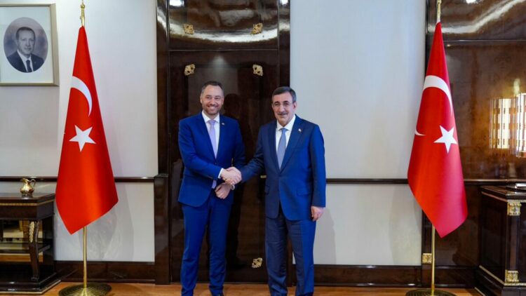 Cumhurbaşkanı Yardımcısı Yılmaz, Belçika Başbakan Yardımcısı Prevot ile görüştü