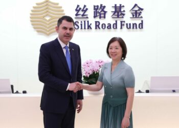 Bakan Kurum, İpek Yolu Fonu Yönetim Kurulu Başkanı Zhu ile görüştü