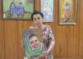 Adanalı ressam, asrın felaketinde 128 saat sonra enkazdan çıkarılan Vatin bebeği resmetti