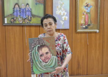 Adanalı ressam, asrın felaketinde 128 saat sonra enkazdan çıkarılan Vatin bebeği resmetti