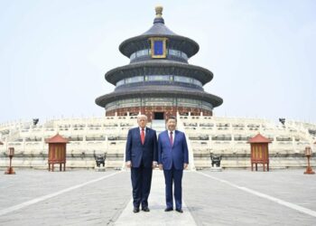 Şi ve Trump, Cennet Tapınağı’nı ziyaret etti