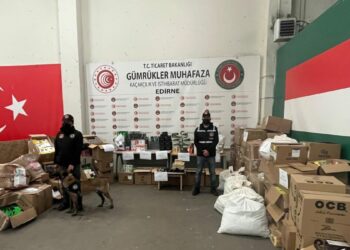 Kapıkule'de TIR'da uyuşturucu ve çok sayıda kaçak sigara malzemeleri ele geçirildi