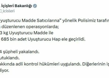 77 ilde uyuşturucu operasyonu: 1187 tutuklama