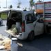 Başakşehir'de kaza tutanağı tutarken arkadan başka bir araç çarptı; sürücü otomobilde sıkıştı
