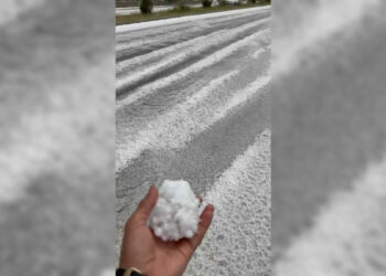 Malatya'da dolu yağışı etkili oldu