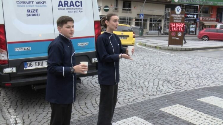 Geleceğin şeflerinden gönülleri ısıtan ikram