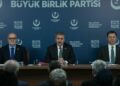 Büyük Birlik Partisi'nin 13'üncü Olağan Büyük Kurultayı 7 Haziran’da yapılacak