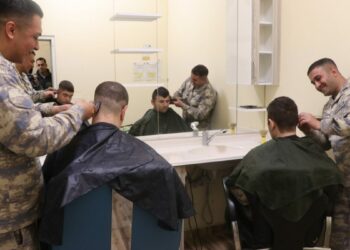 Kayseri'de özel bireyler için temsili askerlik töreni