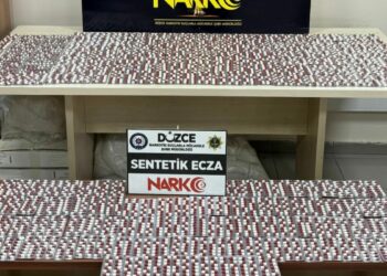 Düzce’de 1 milyon liralık sentetik hap ele geçirildi; 1 gözaltı