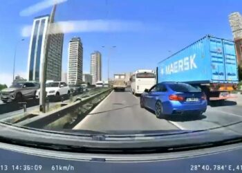 Esenyurt'ta makas atan sürücünün ehliyetine el konuldu; 96 bin lira ceza yazıldı