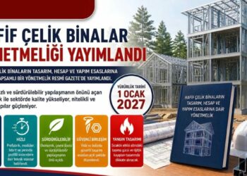Bakanlıktan hafif çelik binalar yönetmeliği