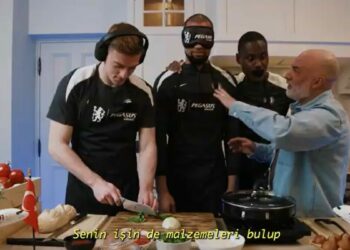 Chalsea’nin üç futbolcusu bu sefer‘Menemen’ için mutfakta