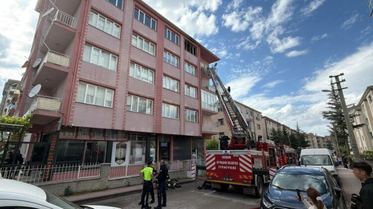 Yangında mahsur kalan kadın ağır yaralandı