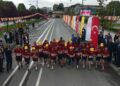 Postacılar yağmur altında yarıştı