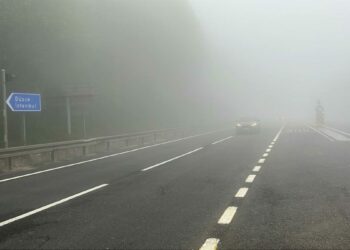 Bolu Dağı’nda sis etkili oldu