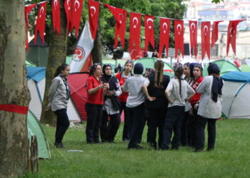 Samsun’da 500 izci kampa girdi