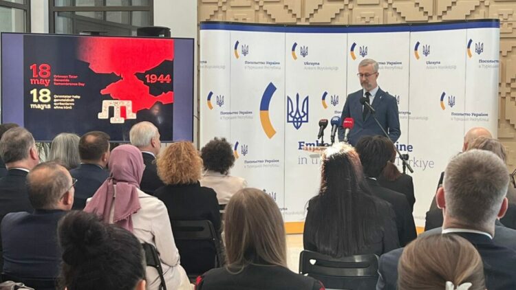 Kırım Tatar sürgünü, Ukrayna Büyükelçiliği'nde anıldı