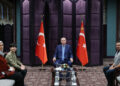 Cumhurbaşkanı Erdoğan, Gazzeli Ebu Cezer ve ailesini kabul etti