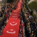 Samsun’da ‘Bayrak ve Fener Alayı’ yürüyüşü