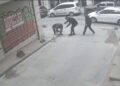 Beyoğlu’nda kaldırımda yürürken başına cam düştü; 7 dikiş atıldı