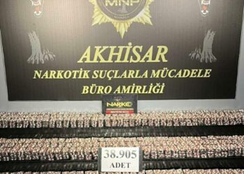 Manisa'da 42 bin 300 sentetik hap ele geçirildi; 2 tutuklama