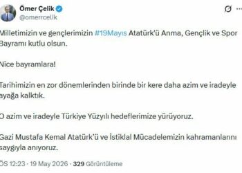 AK Parti'li Çelik: Milletimizin ve gençlerimizin 'Atatürk'ü Anma, Gençlik ve Spor Bayramı' kutlu olsun