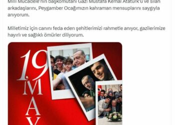 Cumhurbaşkanı Erdoğan'dan '19 Mayıs' mesajı