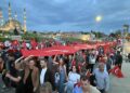Edirne'de 19 Mayıs nedeniyle fener alayı düzenlendi