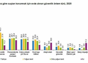 TÜİK: Suçtan korunmak için alınan en yaygın önlem çelik kapı oldu