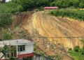 Ordu'da heyelan kamerada