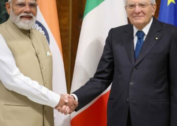 Hindistan Başbakanı Modi, İtalya Cumhurbaşkanı Mattarella ile bir araya geldi