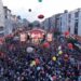 Sultanbeyli'de kanseri yenen Zeyd için gökyüzüne balon bırakıldı