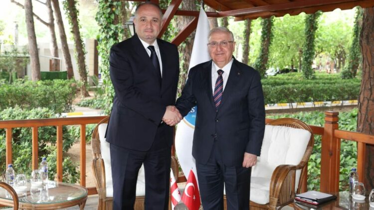 Bakan Güler, Gürcistanlı mevkidaşı Chikovani ile görüştü