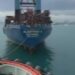 Marmara Denizi'nde makine arızası yapan gemi kurtarıldı