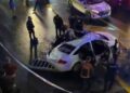 Ankara’da kontrolden çıkan otomobil Sıhhiye Köprüsü'nden alt yola düştü; 1 yaralı