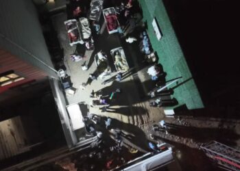 Düzce’de huzurevinde yangın (2) / Dron görüntüleriyle