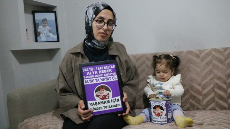 Kampanyası yüzde 80’e ulaşan SMA'lı Alya'nın annesi: Sizlere ihtiyacı var