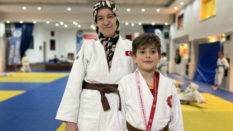 Anneannesinin çalıştırdığı Aras, judoda Türkiye 3'üncüsü oldu