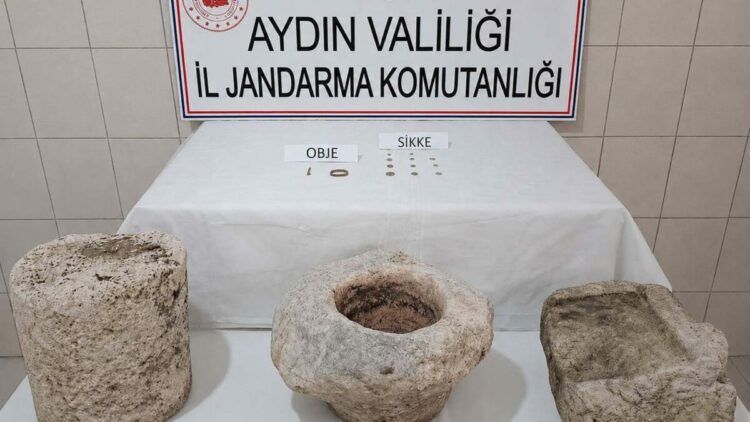 Aydın'da 'tarihi eser' operasyonu; 1 gözaltı