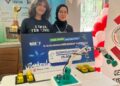 Geri dönüştürülmüş malzemeler ve 3D yazıcı ile geliştirdikleri robot projesiyle 3’üncü oldular