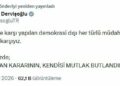 Dervişoğlu: Demokrasi dışı her türlü müdahaleye karşıyız
