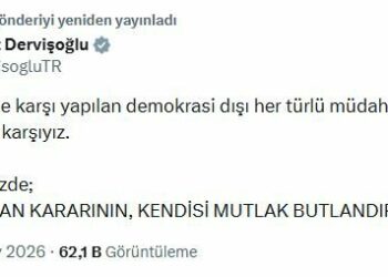 Dervişoğlu: Demokrasi dışı her türlü müdahaleye karşıyız