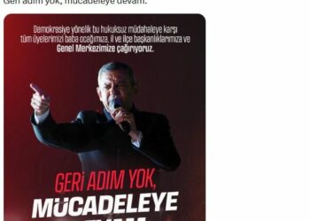 CHP: 'Geri adım yok, mücadeleye devam' açıklaması