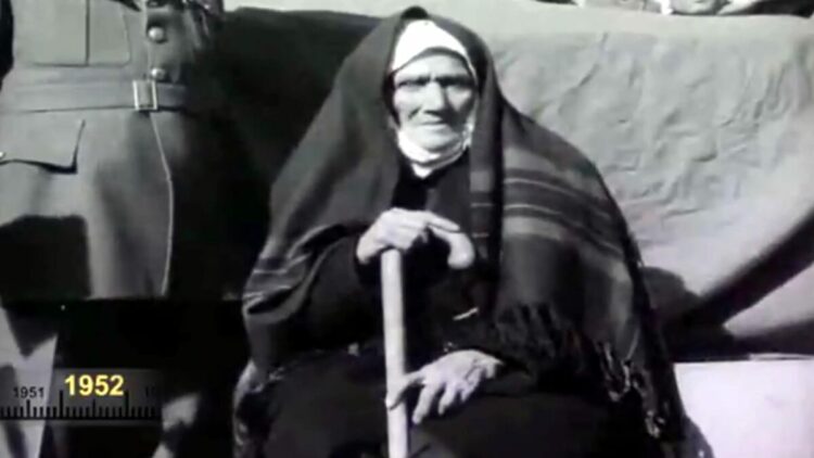 Aziziye destanının kahramanı Nene Hatun'un 1952 yılında çekilen görüntüleri ortaya çıktı